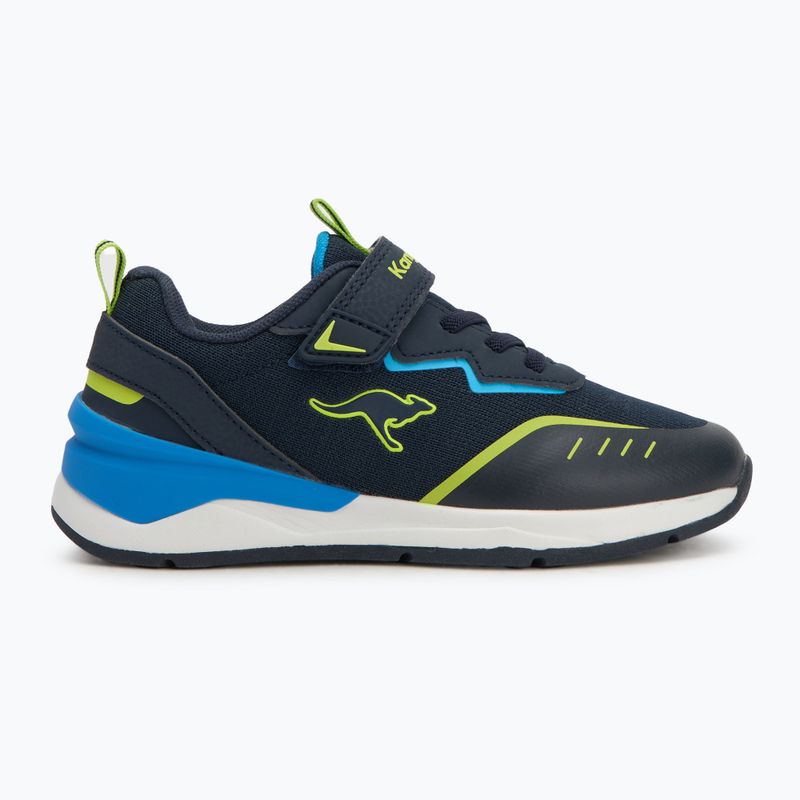 KangaROOS KD-Batter EV dark navy/lime children's shoes 2