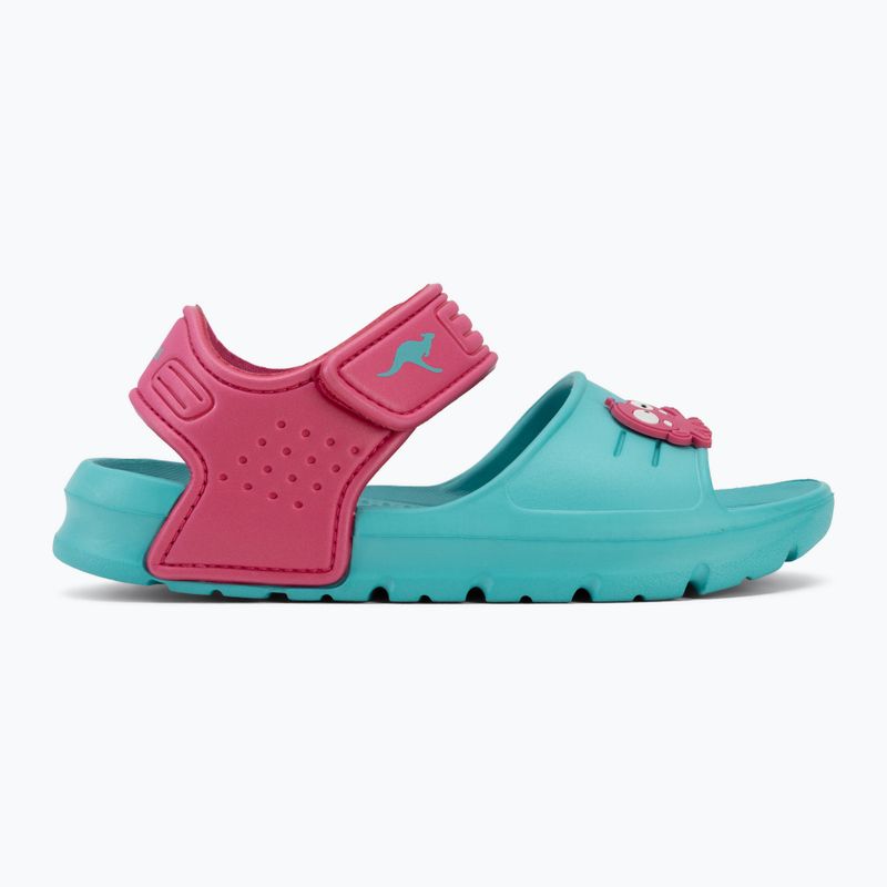 Children's sandals Kangaroos KangaSwim II ocean/daisy pink 2