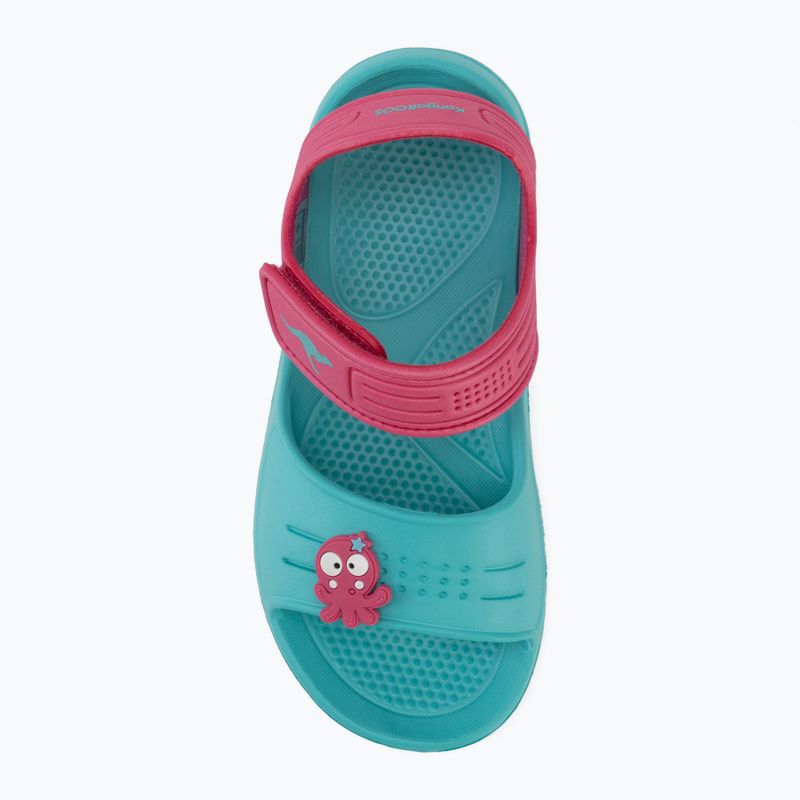 Children's sandals Kangaroos KangaSwim II ocean/daisy pink 5