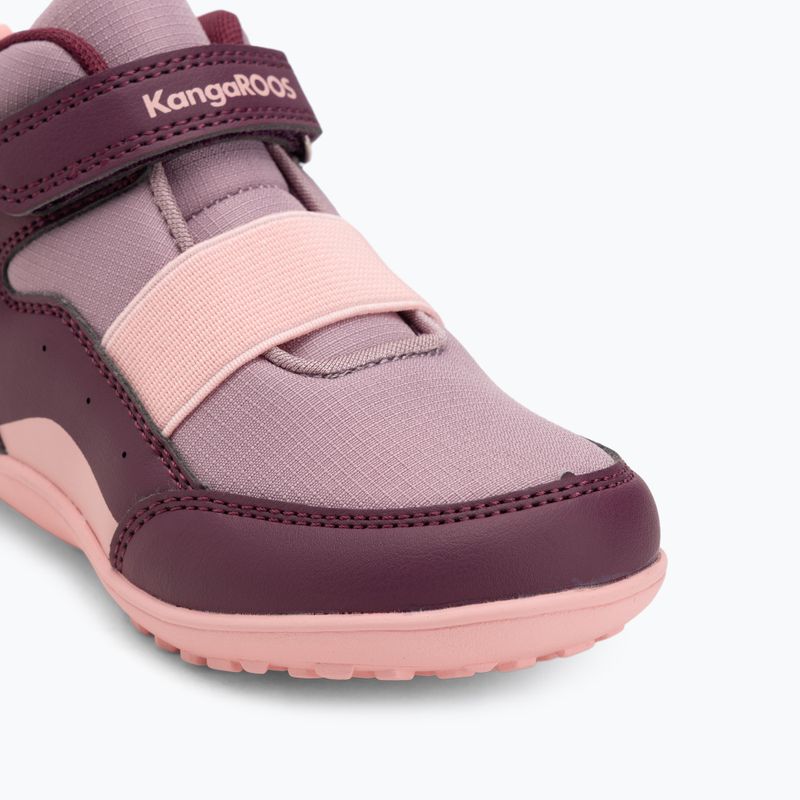 KangaROOS K-BFI Peppy EV blackberry/daisy pink children's shoes 7