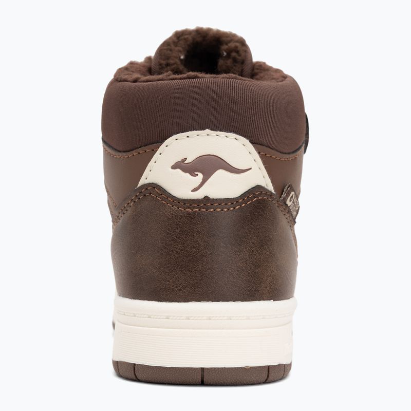 KangaROOS K-CP Bound Mid EV slate black/blond wood children's shoes 6