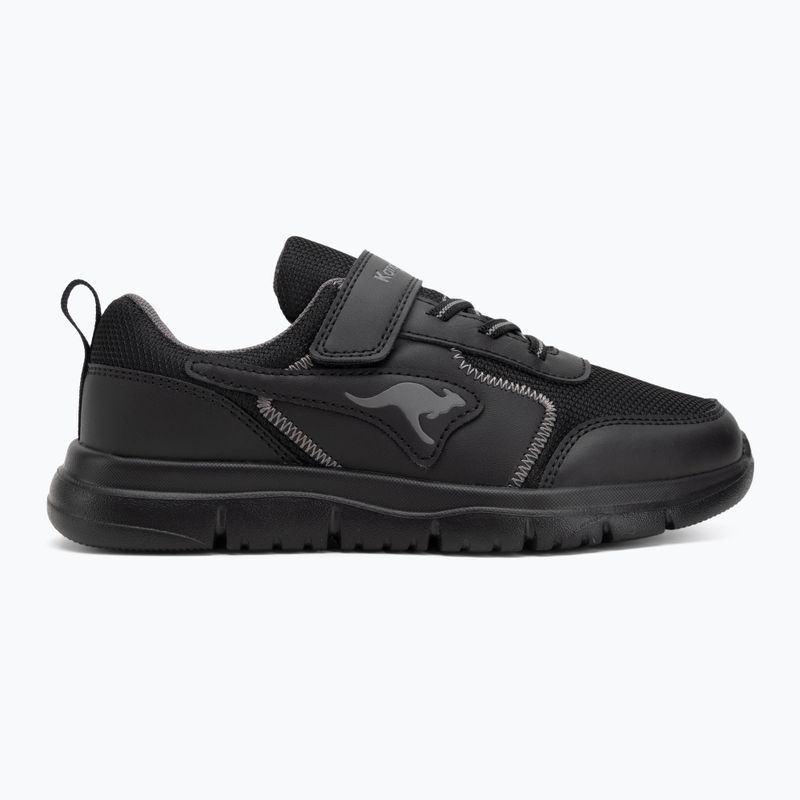 KangaROOS K-ETK Zig EV jet black/mono shoes 2
