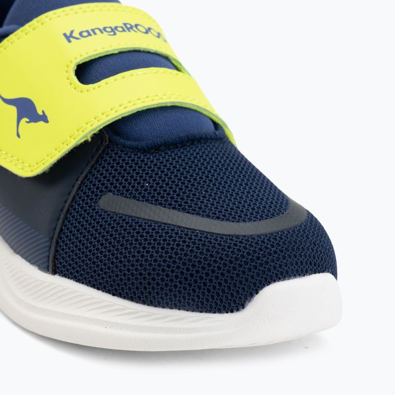 Children's shoes KangaROOS K-RDI Puddle V k blue/sulphur spring 7