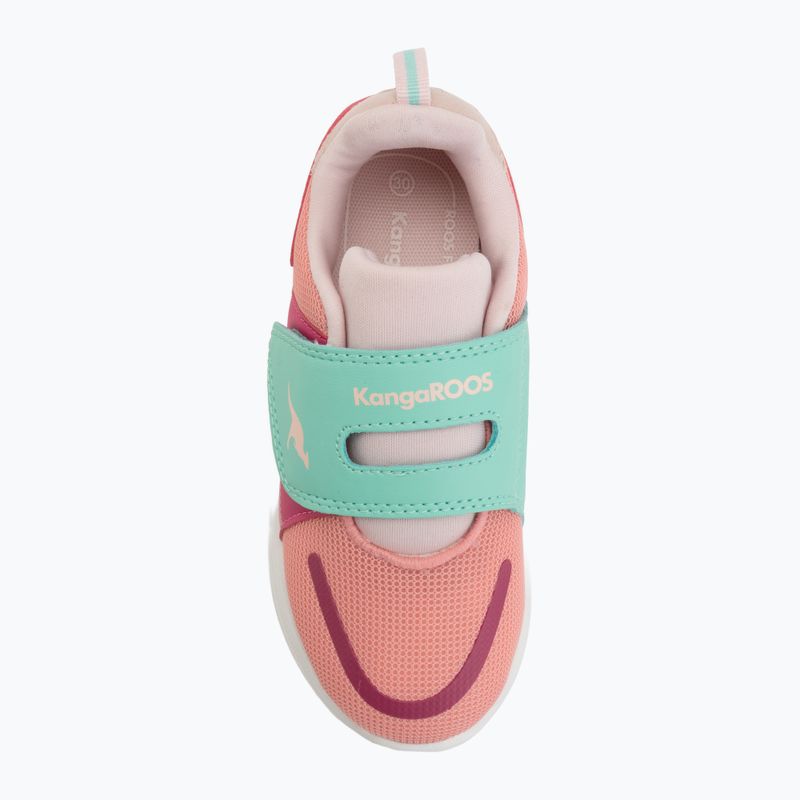 Children's shoes KangaROOS K-RDI Puddle V rose/cabbage 5