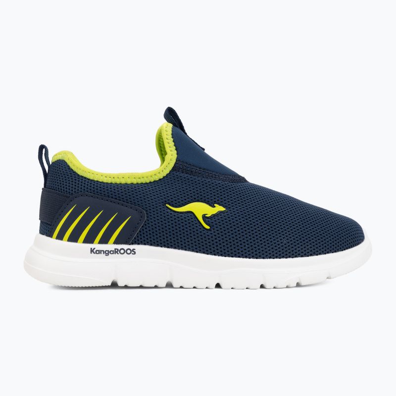 Children's shoes KangaROOS K-ETK Dunnart dk navy/lime 2