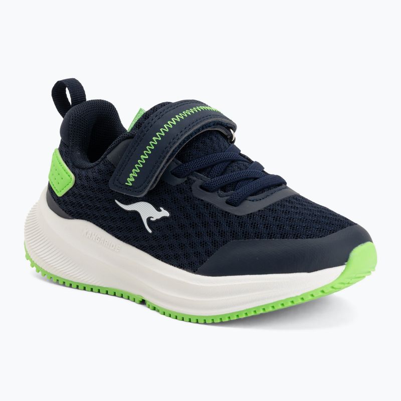 Children's shoes KangaROOS K-RDK Fam EV dr navy/lime
