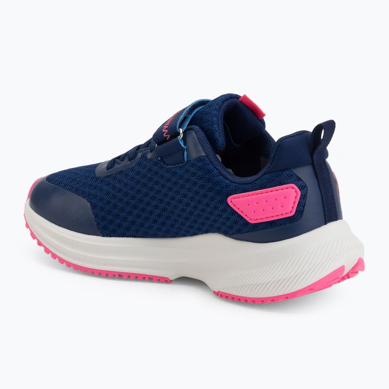 Children's shoes KangaROOS K-RDK Fam EV bellewether blue/neon pink 3