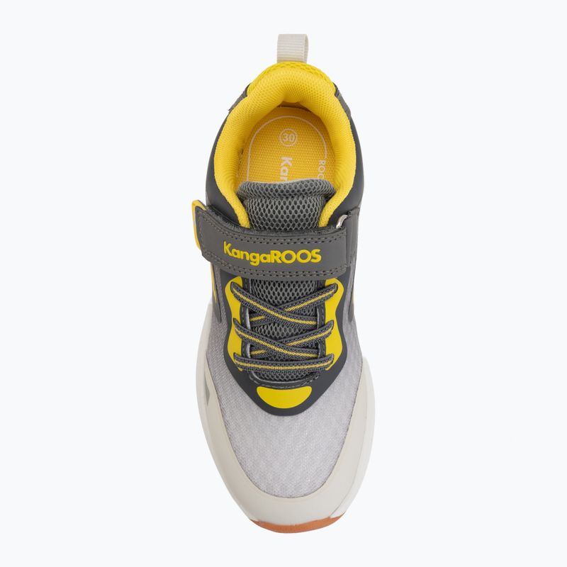 Children's shoes KangaROOS KB-Pang EV vapor grey/neon yellow 5