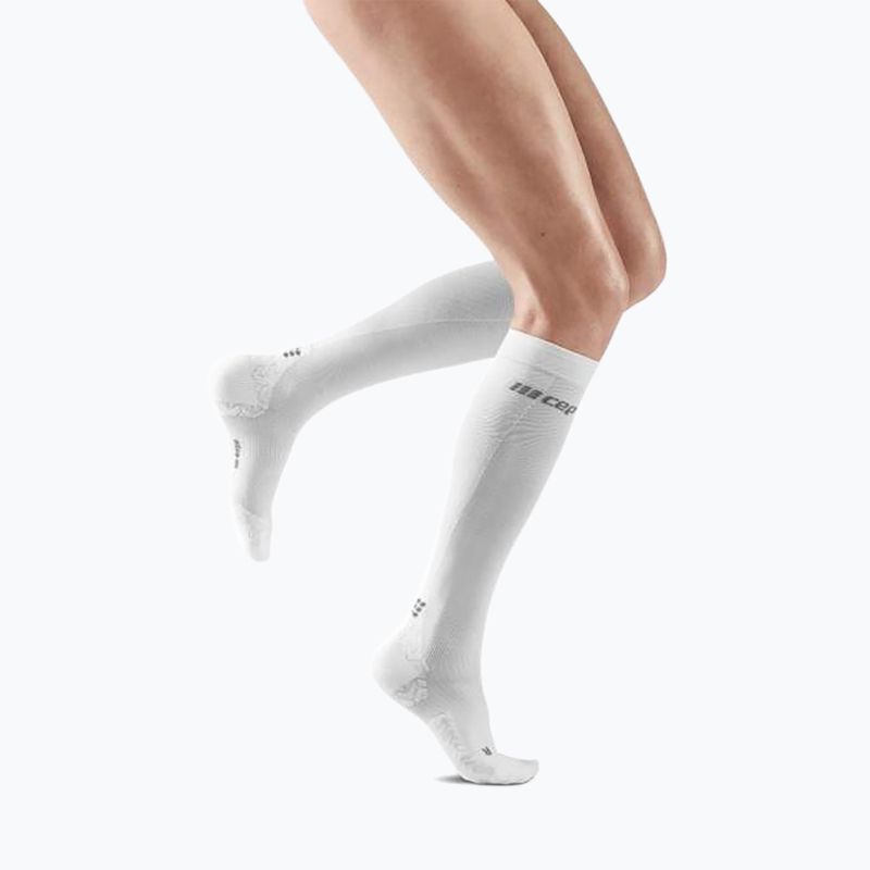 CEP Women's Compression Socks Ultralight Tall white 2