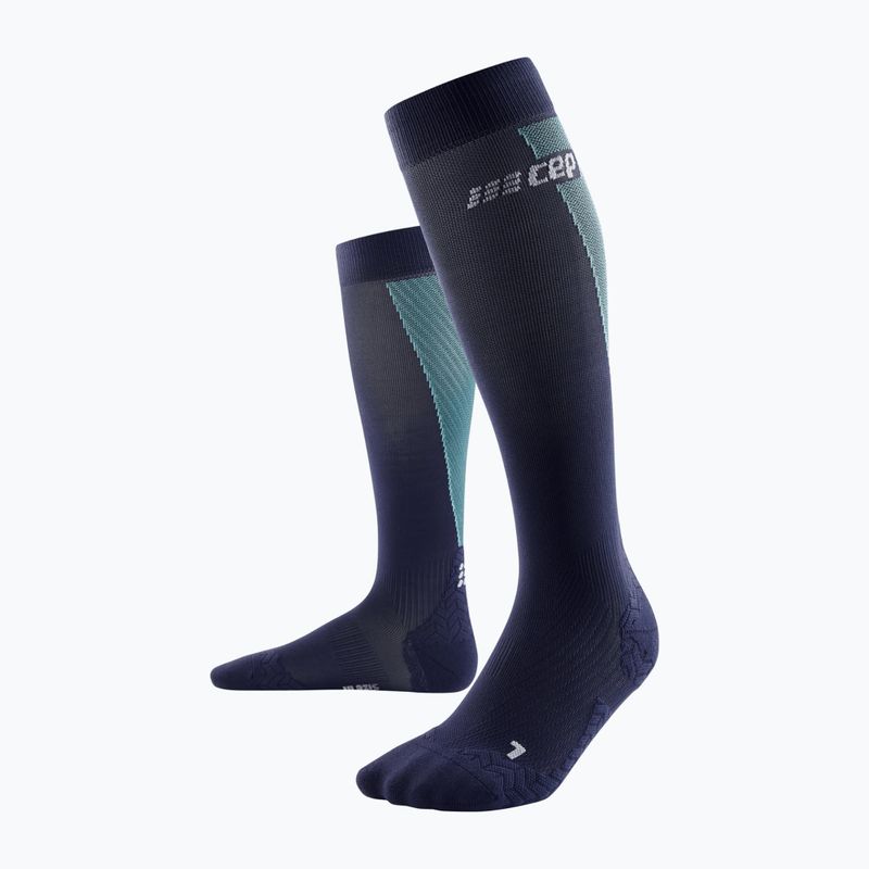 CEP Men's Compression Socks Ultralight Tall blue/light blue