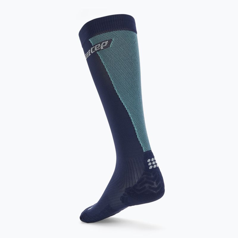 CEP Men's Compression Socks Ultralight Tall blue/light blue 2