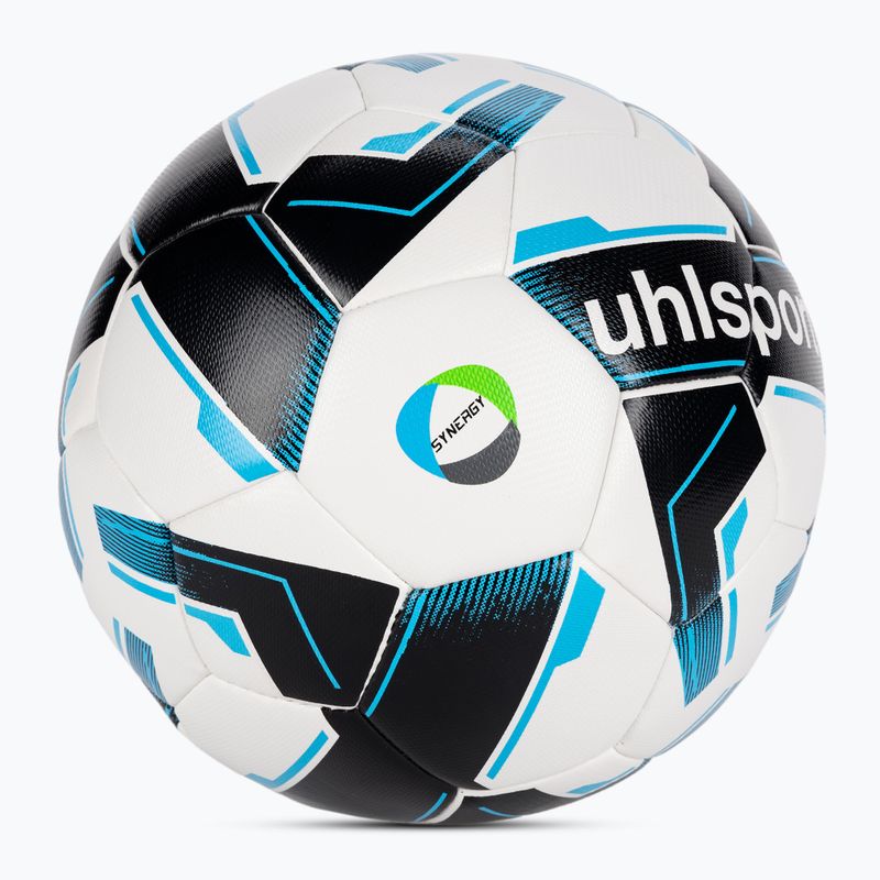 Uhlsport Top Training Synergy Fairtrade football white/black/blue size 3 2