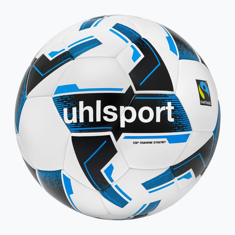 Uhlsport Top Training Synergy Fairtrade football white/black/blue size 3 4