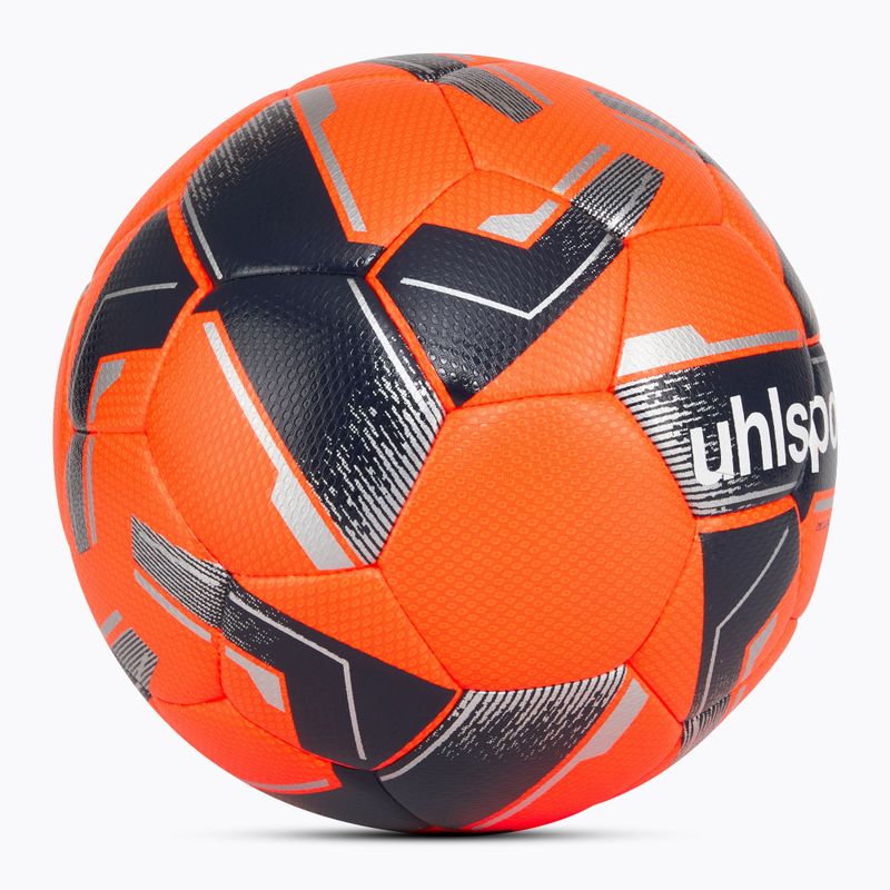 Football uhlsport 290 Ultra Lite Addglue fluo orange/marine/silber size 3 2
