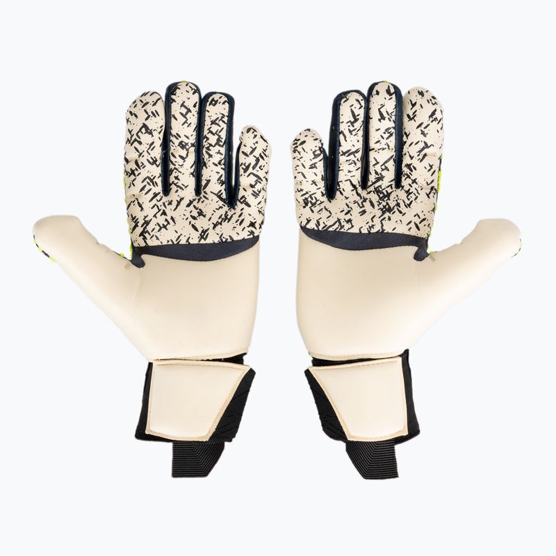 Uhlsport Prediction Flex HN goalkeeper gloves navy/white/fluo yellow 2