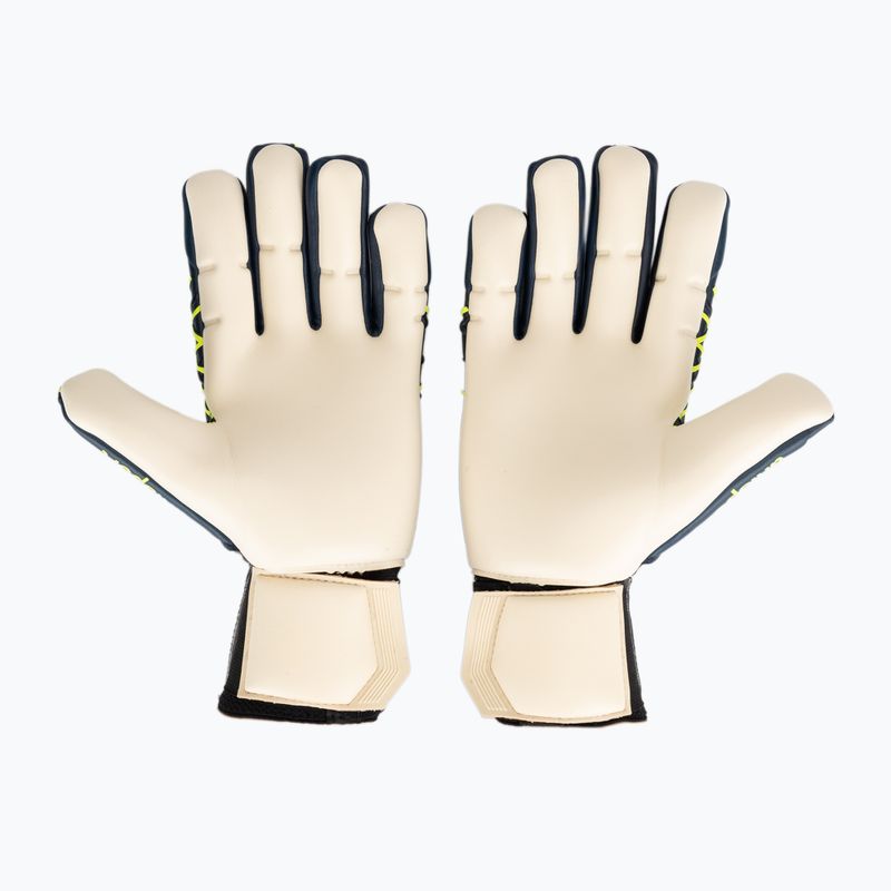 Uhlsport Prediction Absolutgrip HN goalkeeper gloves navy/white/fluo yellow 2