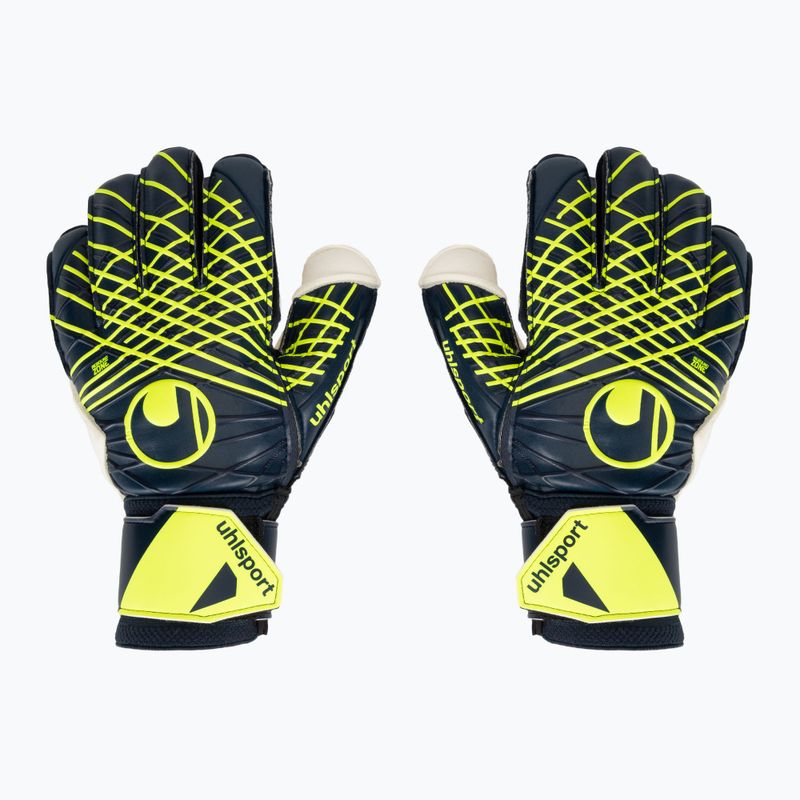 Uhlsport Prediction Soft Flex Frame goalkeeper gloves black/white/fluo orange