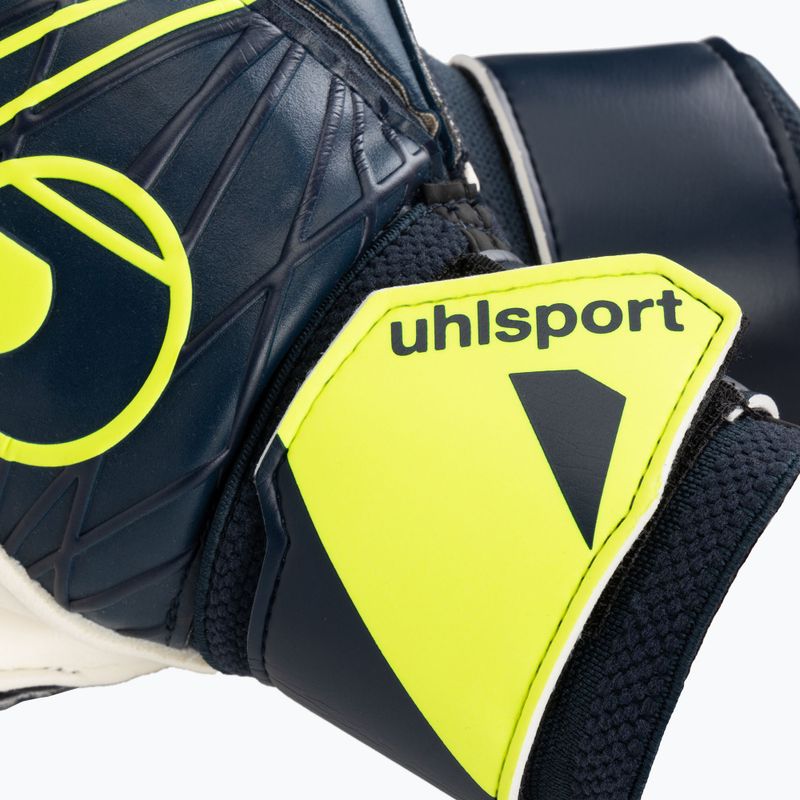 Uhlsport Prediction Soft Flex Frame goalkeeper gloves black/white/fluo orange 3