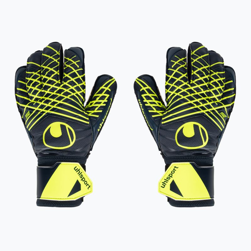 Uhlsport Prediction Soft Pro goalkeeper gloves black/white/fluo orange