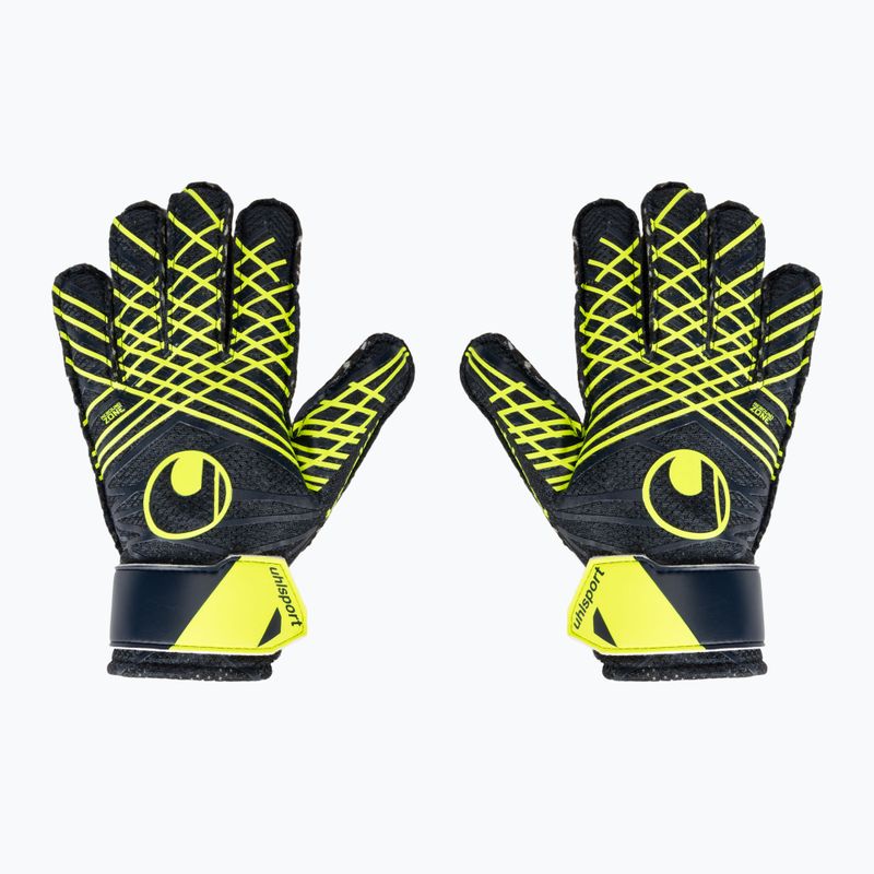 Uhlsport Prediction Starter Soft goalkeeper gloves black/white/fluo orange