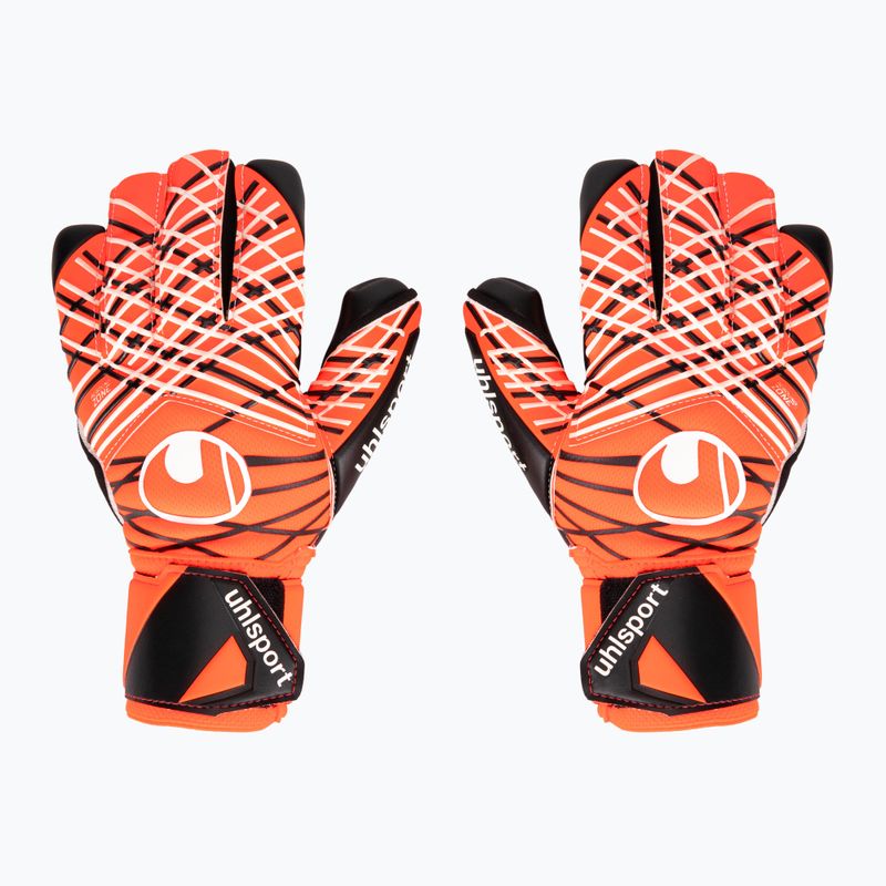 Goalkeeper glove uhlsport Super Resist + HN fluo orange/white/black