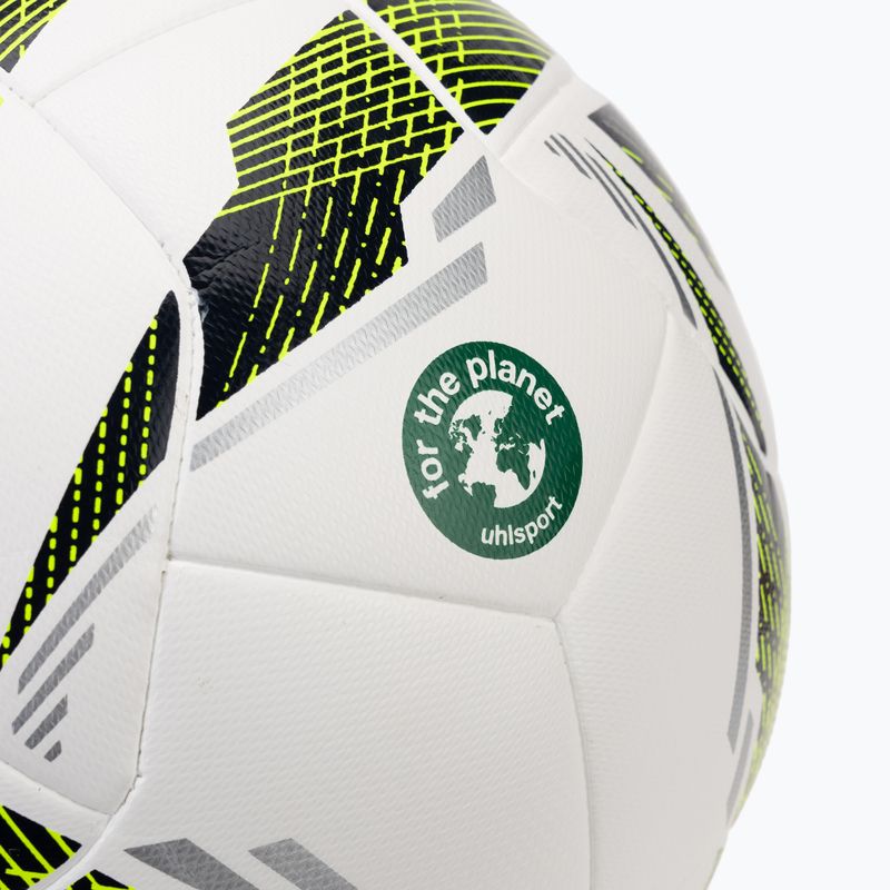 Football uhlsport Match Addglue white/navy fluo yellow size 4 3