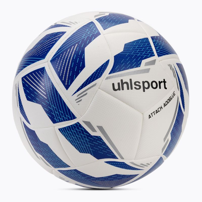 Uhlsport Attack Addglue football white/dark blue/blue size 4 2