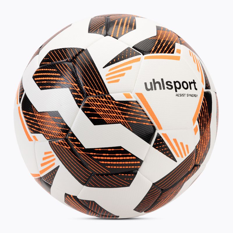 Uhlsport Resist Synergy football white/black/fluo orange size 5 3