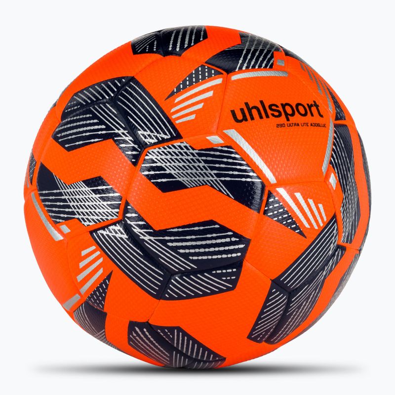 Football uhlsport 290 Ultra Lite Addglue fluo orange/navy/silver size 5 2