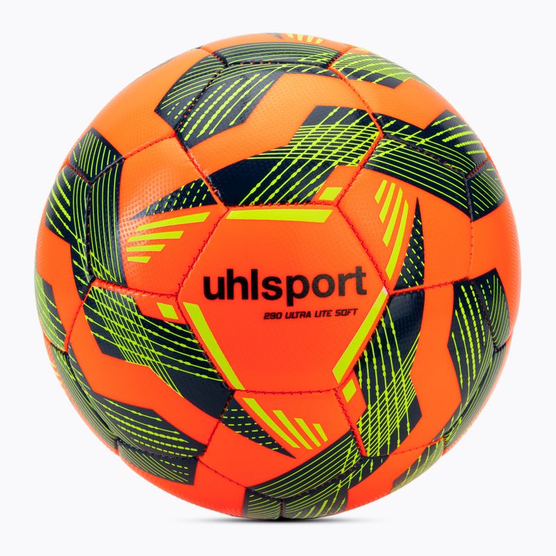 Football uhlsport Ultra Lite Soft 290 fluo orange/navy/fluo yellow size 4