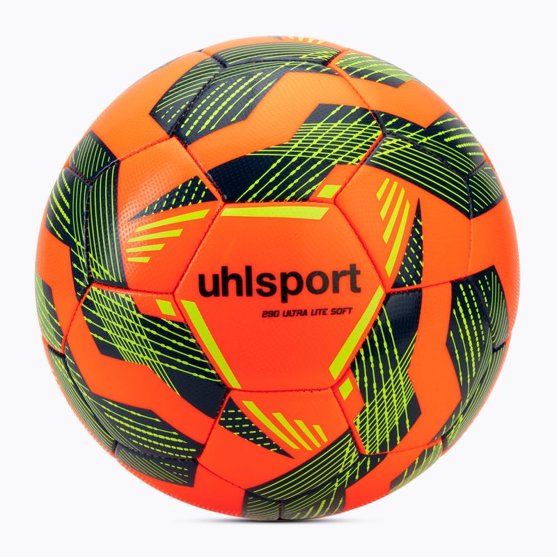 Football uhlsport Ultra Lite Soft 290 fluo orange/navy/fluo yellow size 5