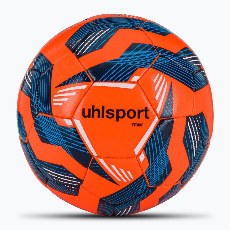 Football uhlsport Team fluo orange/navy/white size 5