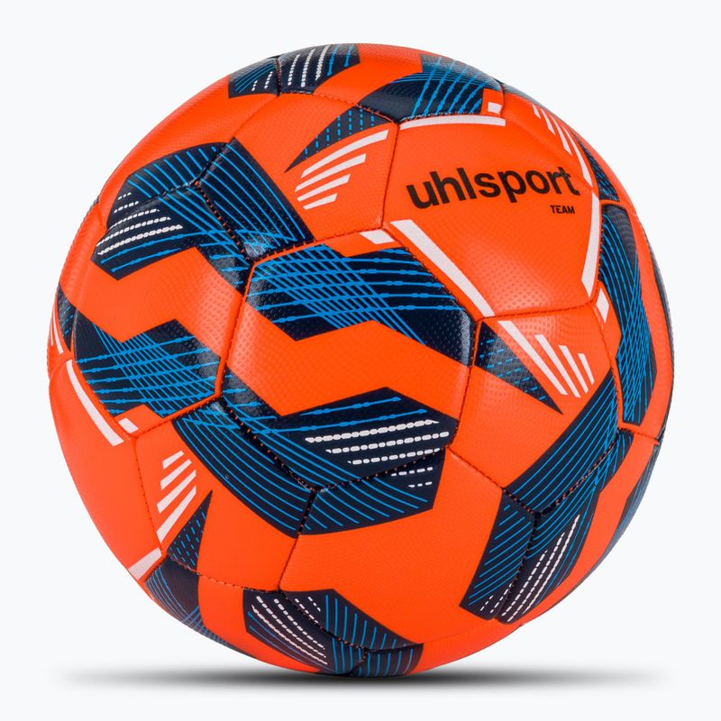 Football uhlsport Team fluo orange/navy/white size 5 2