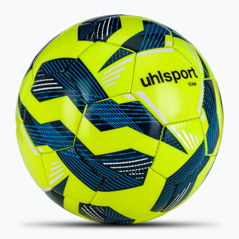 Football uhlsport Team fluo yellow/navy/white size 4 2