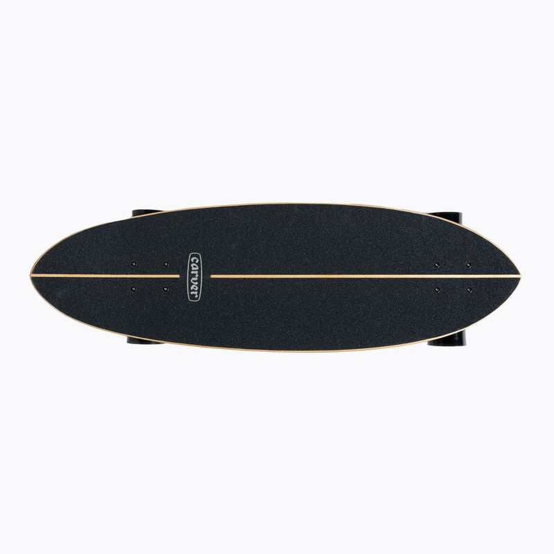 Carver C7 Raw 31.75" CI Black Beauty surfskateboard 2019 Complete white and black C1013011020 4