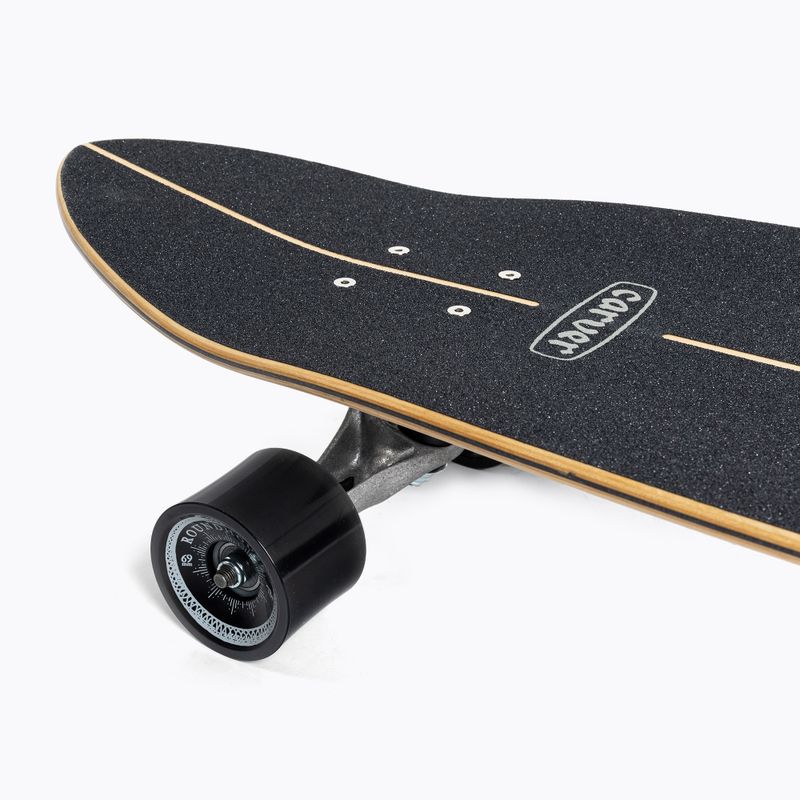 Carver C7 Raw 31.75" CI Black Beauty surfskateboard 2019 Complete white and black C1013011020 6