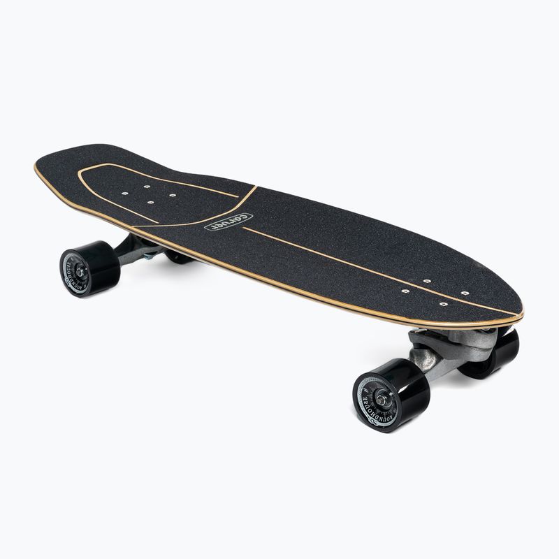 Surfskate skateboard Carver C7 Raw 31" Resin 2022 Complete blue and white C1013011135 2