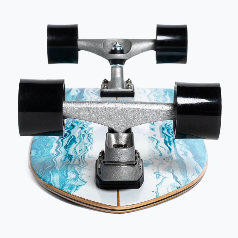 Surfskate skateboard Carver C7 Raw 31" Resin 2022 Complete blue and white C1013011135 5