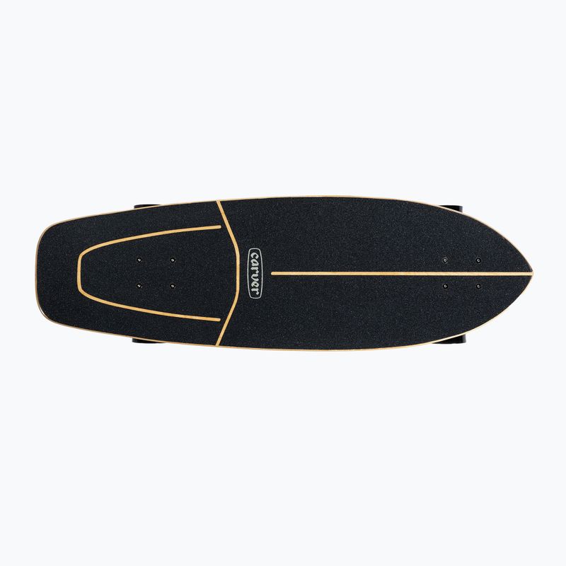 Surfskate skateboard Carver CX Raw 31" Resin 2022 Complete blue and white C1012011135 4