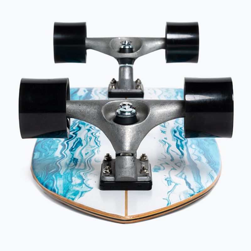 Surfskate skateboard Carver CX Raw 31" Resin 2022 Complete blue and white C1012011135 5
