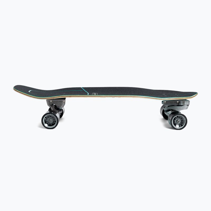Surfskate skateboard Carver C7 Raw 31" JOB Blue Tiger 2022 Complete blue and pink C1013011140 3
