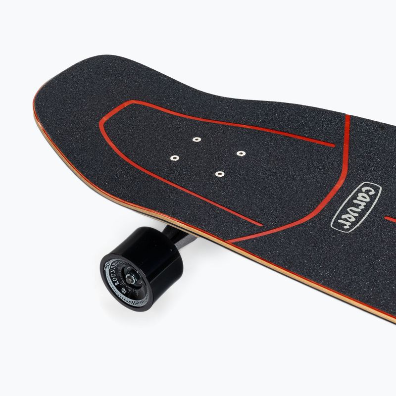 Surfskate skateboard Carver C7 Raw 34" Kai Dragon 2022 Complete blue and red C1013011143 6