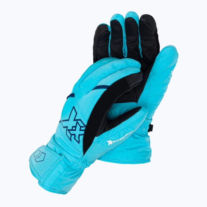 KinetiXx Barny Ski Alpin light blue children's ski gloves 7020-600-11