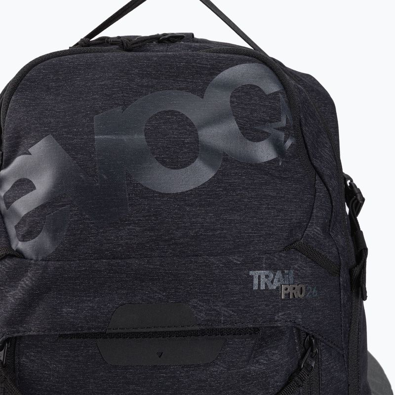 EVOC Trail Pro 26 l bike backpack grey 100117128 4