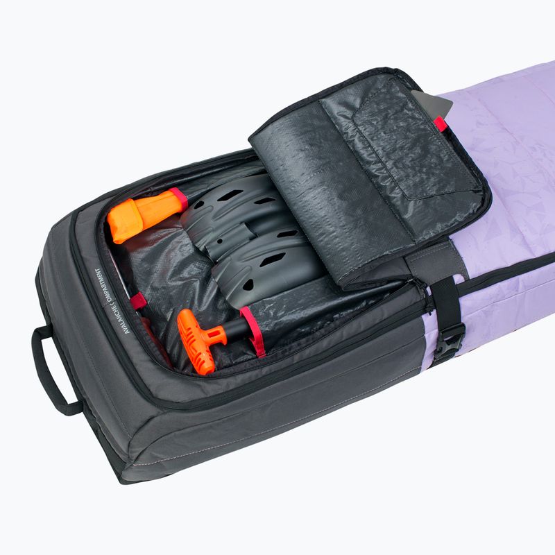 Evoc Snow Gear Roller ski cover carbon grey/purple rose/black 195 cm 5