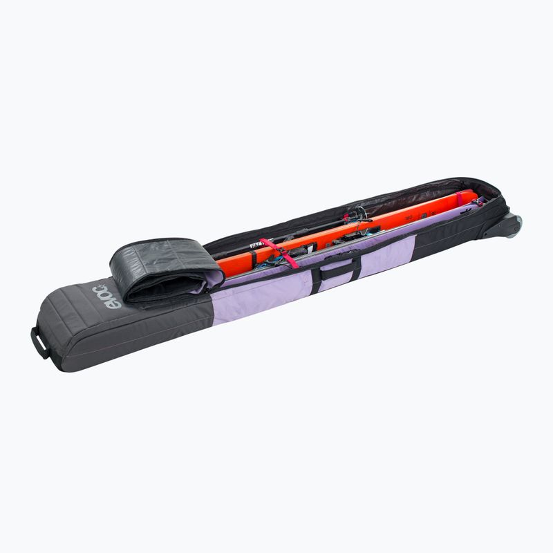 Evoc Ski Roller carbon grey/purple rose/black 195 cm ski cover 3
