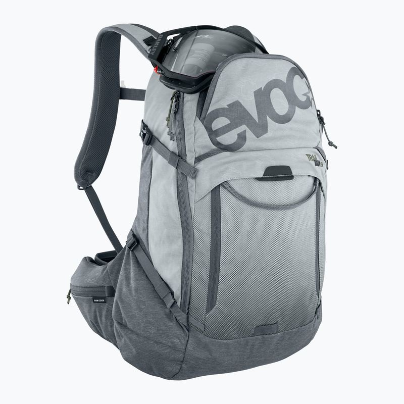 EVOC Trail Pro 26 l stone/carbon grey bicycle backpack 4