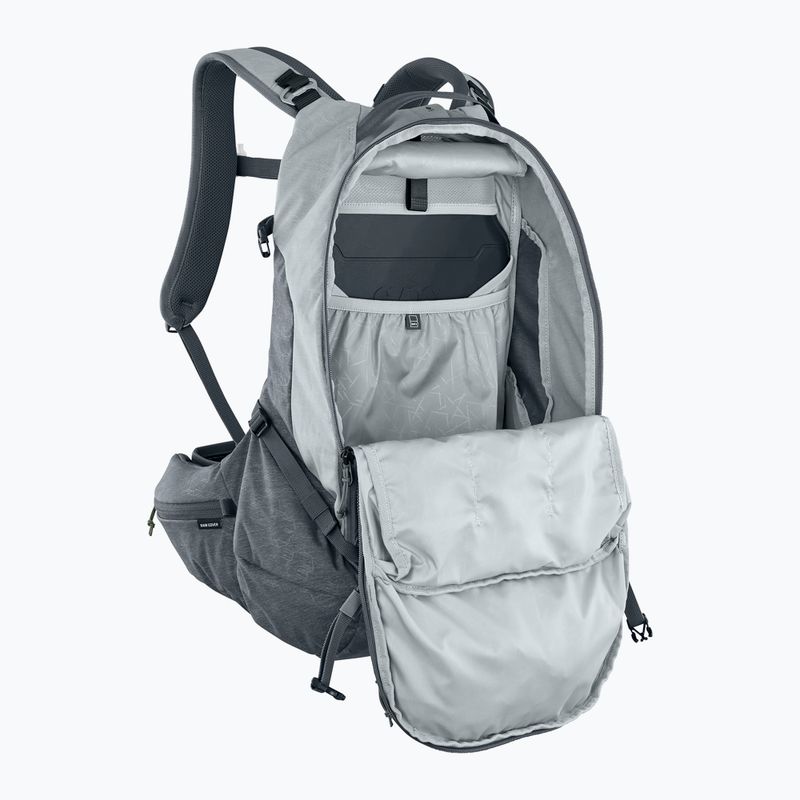 EVOC Trail Pro 26 l stone/carbon grey bicycle backpack 5