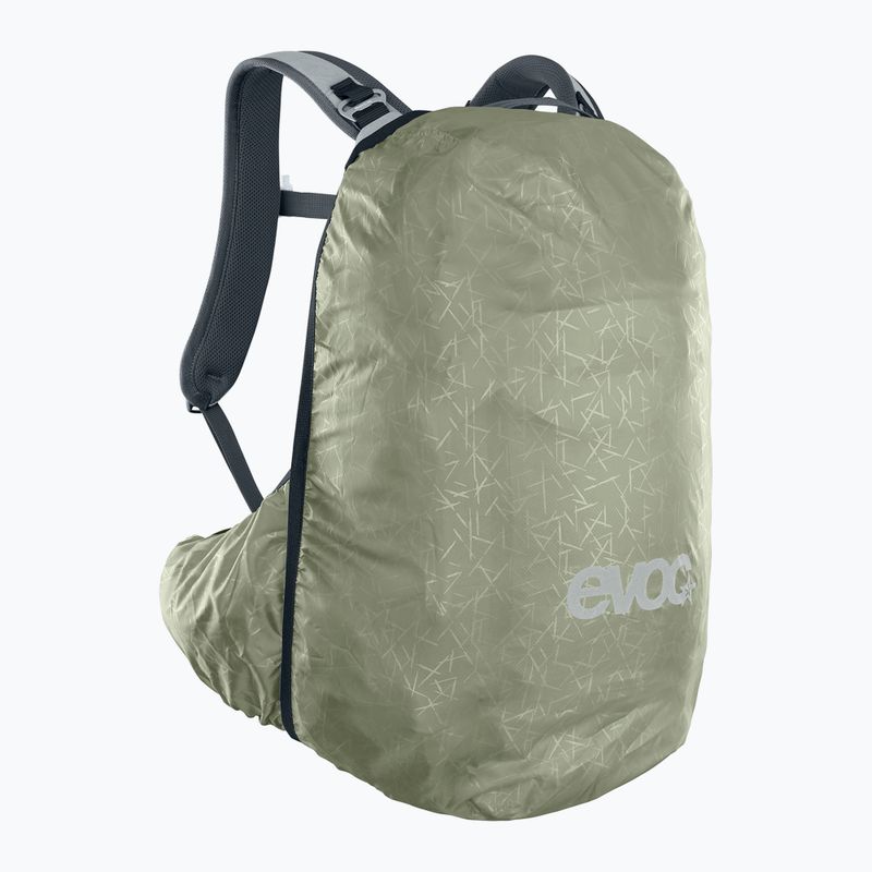 EVOC Trail Pro 26 l stone/carbon grey bicycle backpack 10