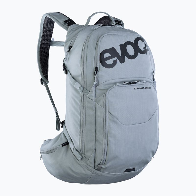 EVOC Explorer Pro 30 l silver bicycle backpack